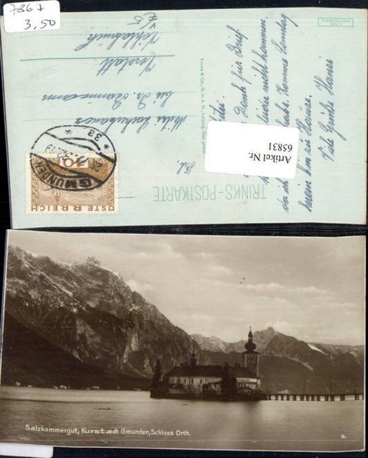 65831, Salzkammergut Gmunden am Traunsee Schloss Ort pub Trinks &amp; Co