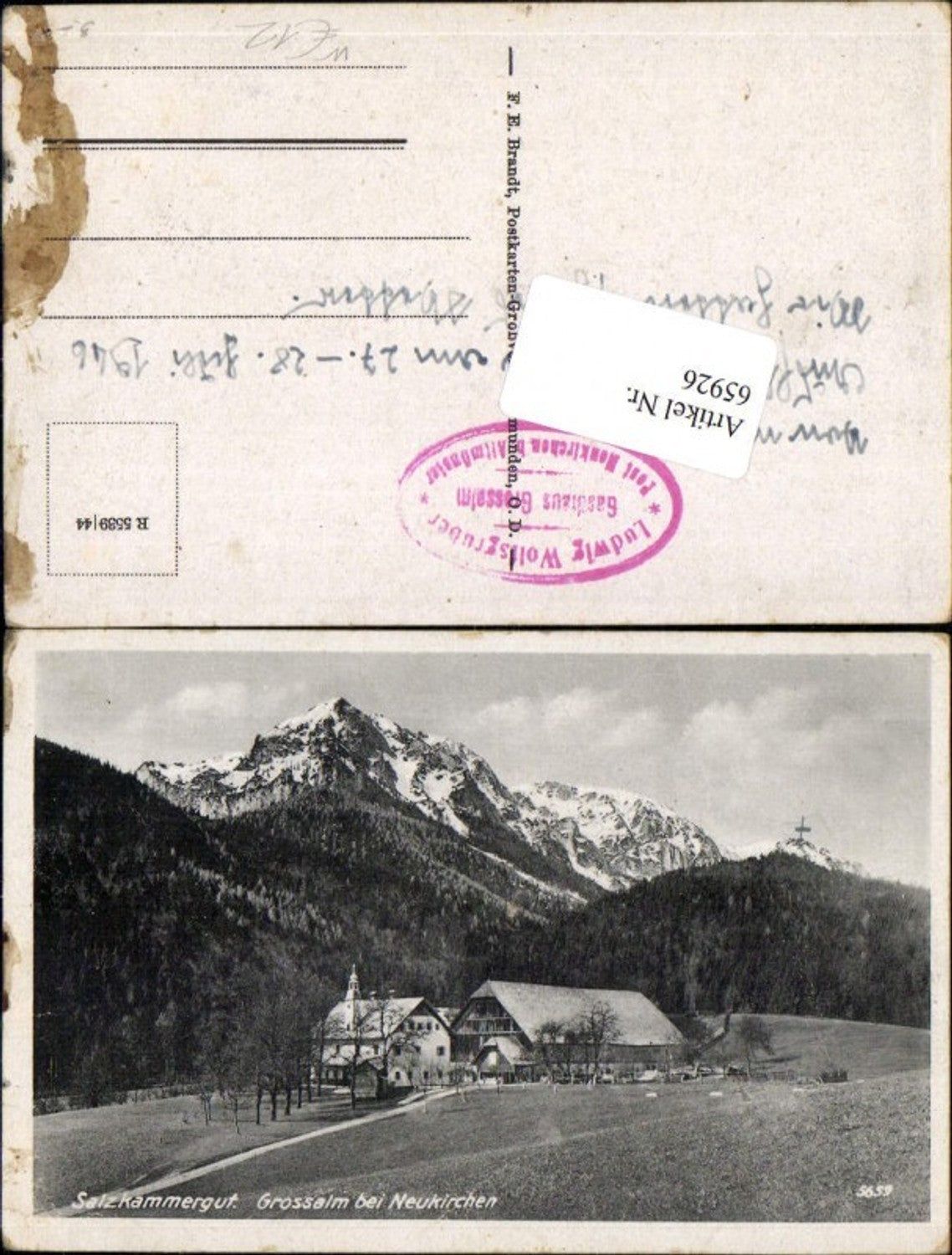 65926, Salzkammergut Grossalm near Neukirchen near Altmünster