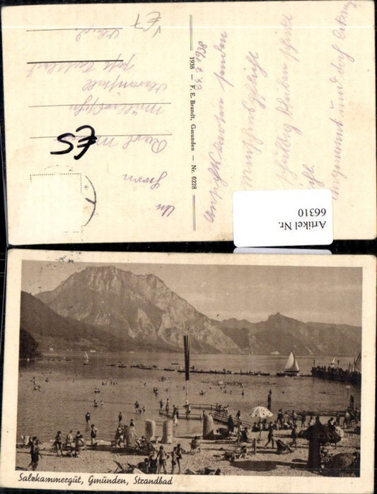 66310, Gmunden Strandbad Salzkammergut Brandt 0228