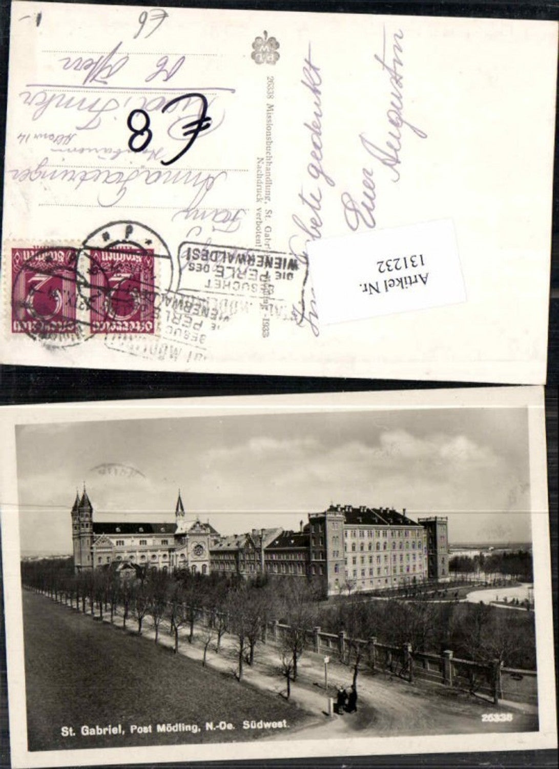 131232, St. Gabriel near Mödling, Vienna Southwest