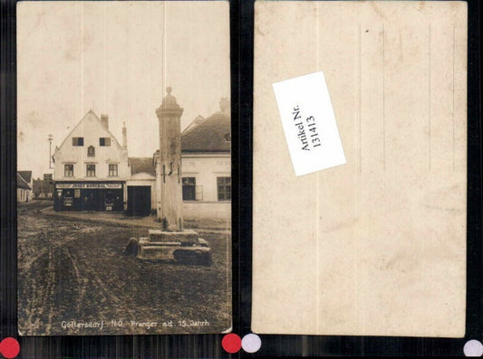 131413,FotoAK Göllersdorf Party with shop Josef Bouchal 1915