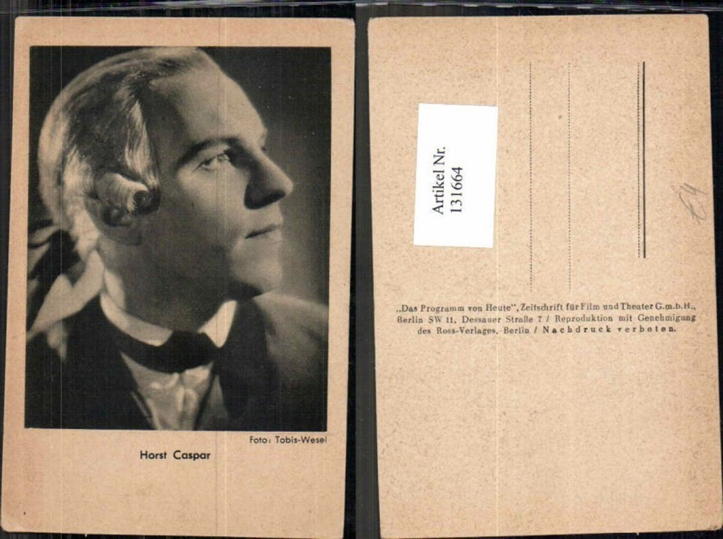 131664, Horst Caspar