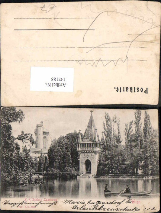 132188,KK Laxenburg Castle near Vienna Franzensburg