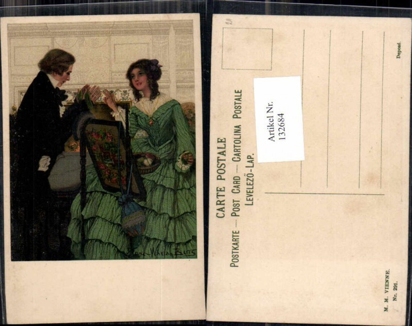 132684,M. Munk Vienne 291 Anna Whelan Betts Victorian Girl