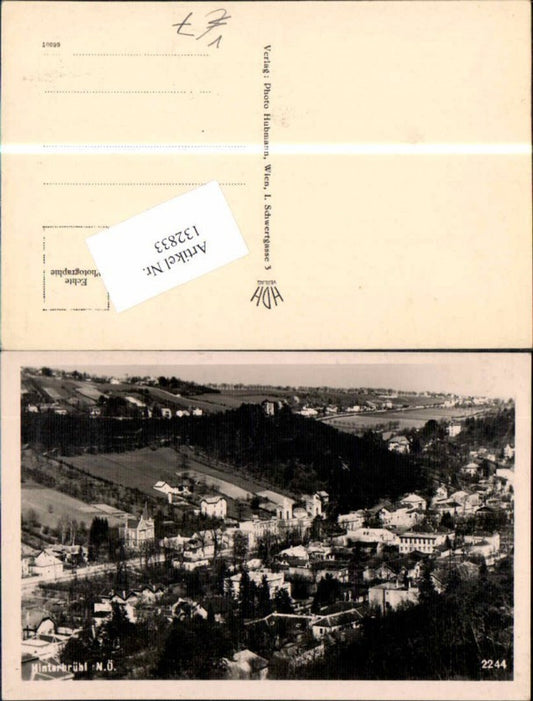 132833, Hinterbrühl near Mödling, pub Hubmann No. 2244