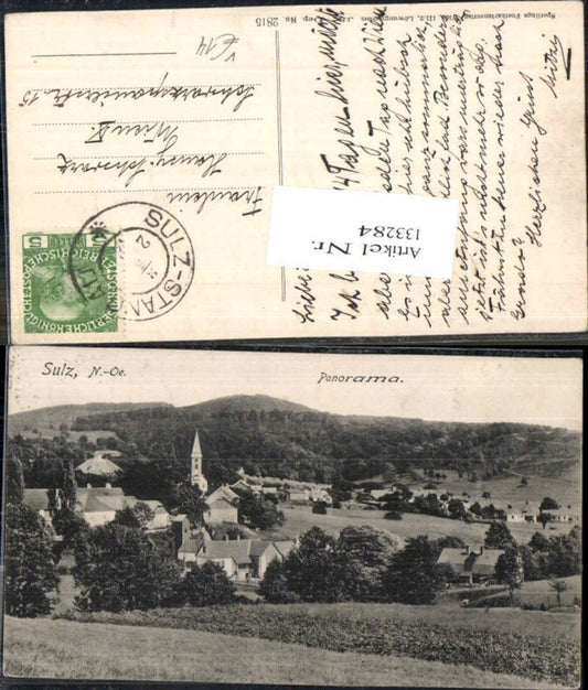 133284, Sulz Stangau Ortsrand 1914 pub Sperling 2815