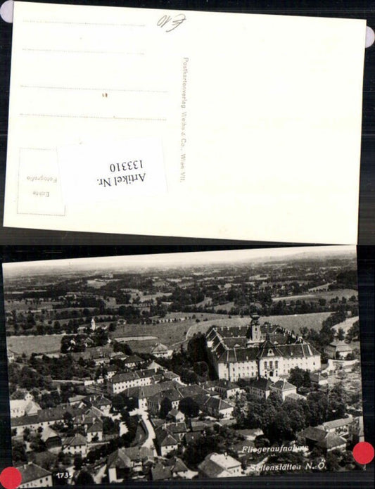 133310,Aerial photograph of Seitenstetten 1950 