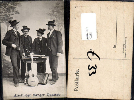 70238, Almtaler Almtaler Singers Quartet Zither Guitar Grünau Gmunden