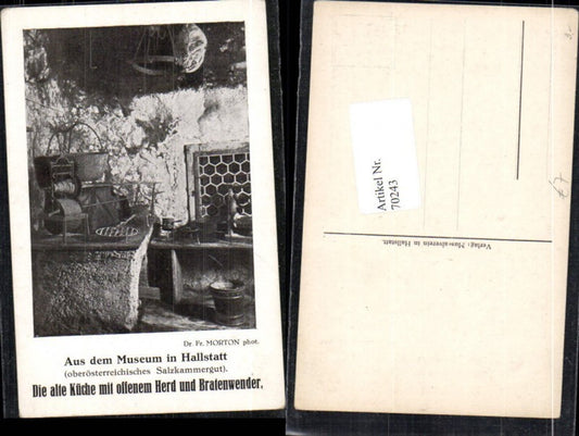 70243,From the museum in Hallstatt: Kitchen with open oven