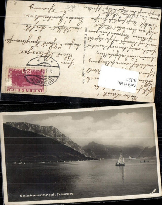 70332, Salzkammergut Traunsee Gmunden Ebensee pub FE Brandt 5276