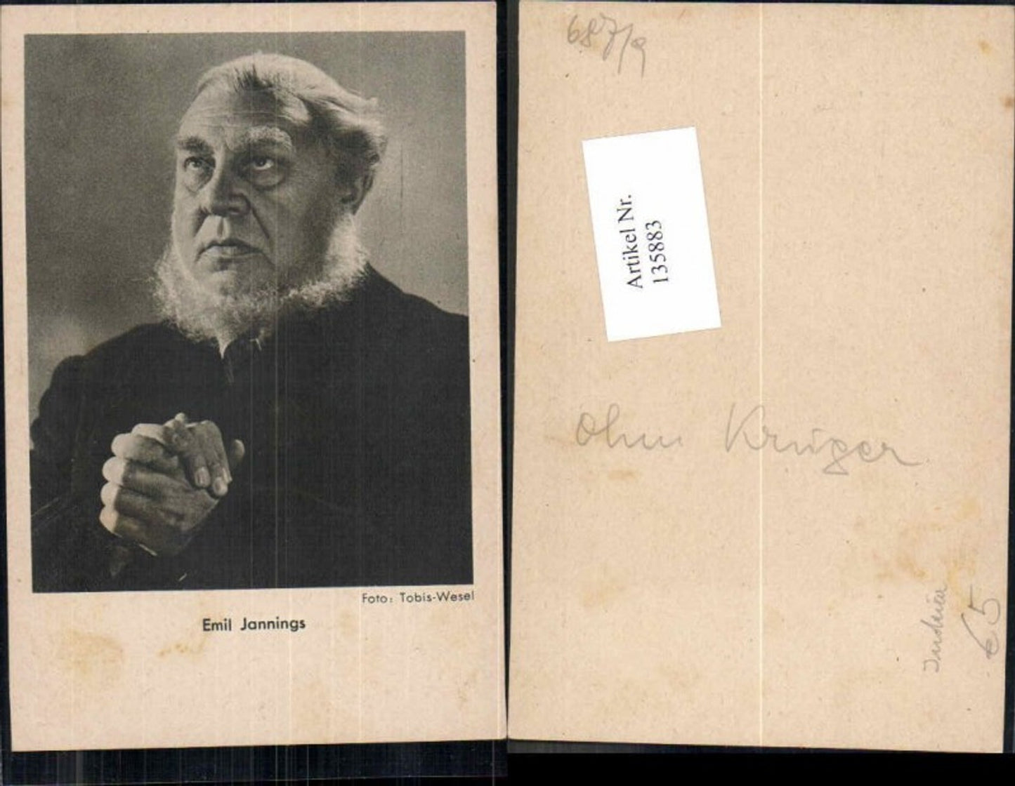135883, Emil Jannings prays