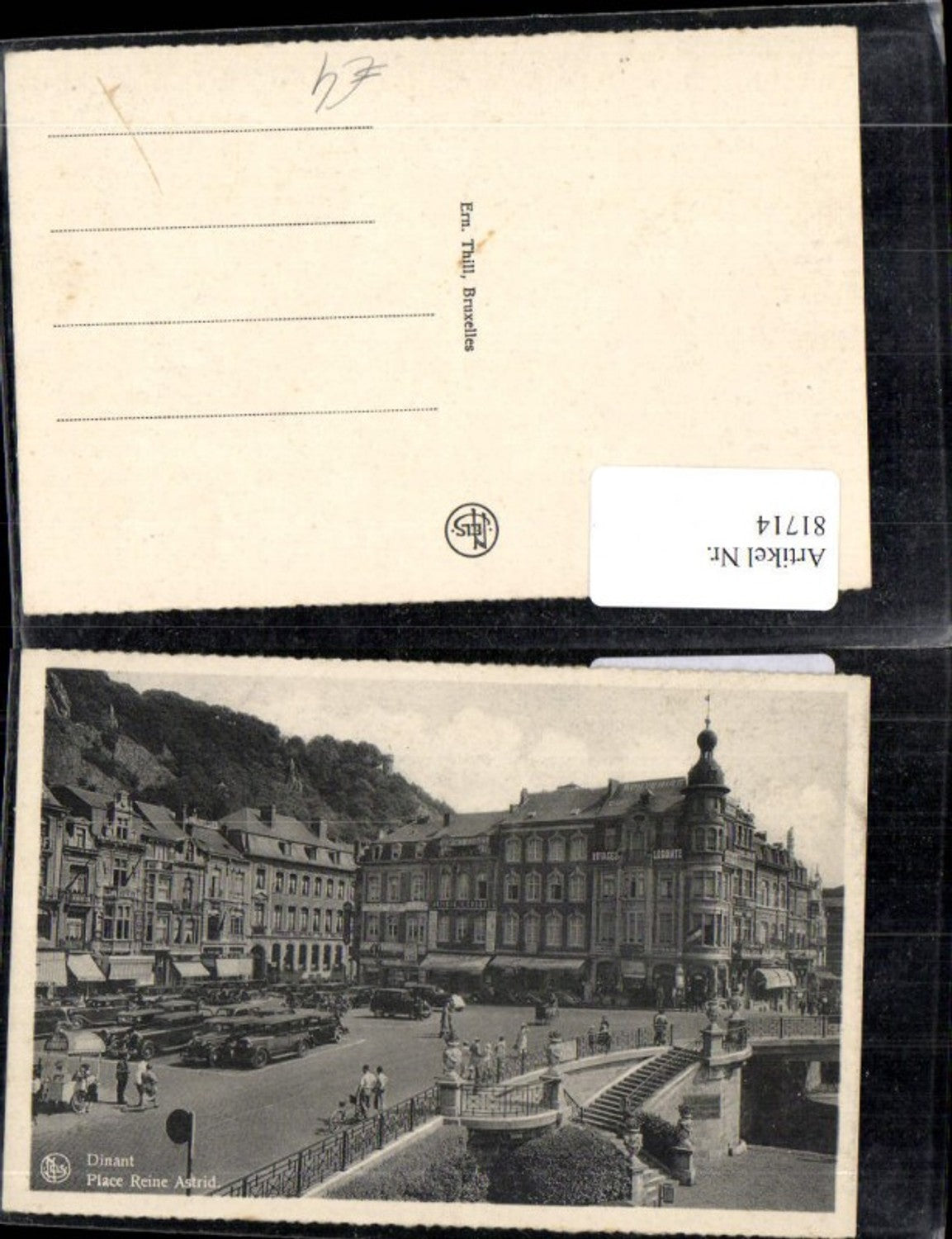 81714, Dinant Place Reine Astird Parking Oldtimer