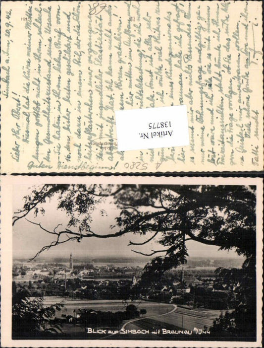 138775, View of Simbach and Braunau am Inn 