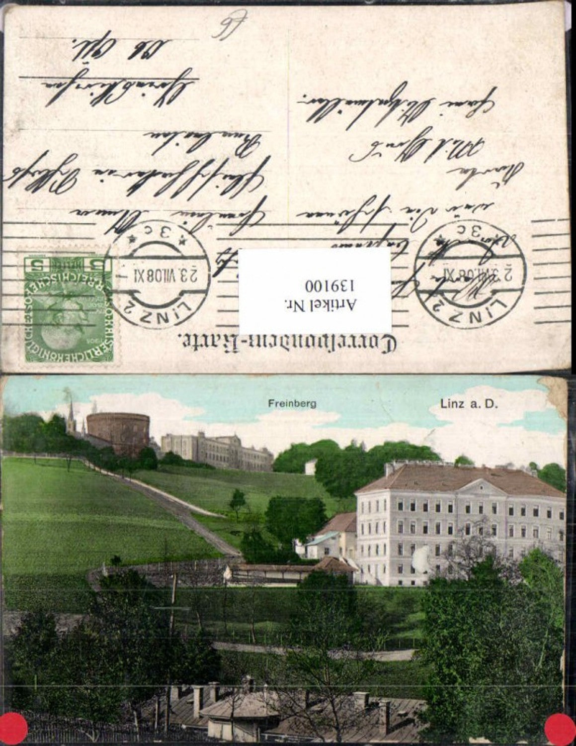 139100, Linz on the Danube Freinberg (detailed view)