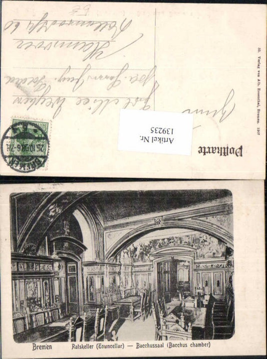 139235, Bremen Ratskeller Bacchus Hall