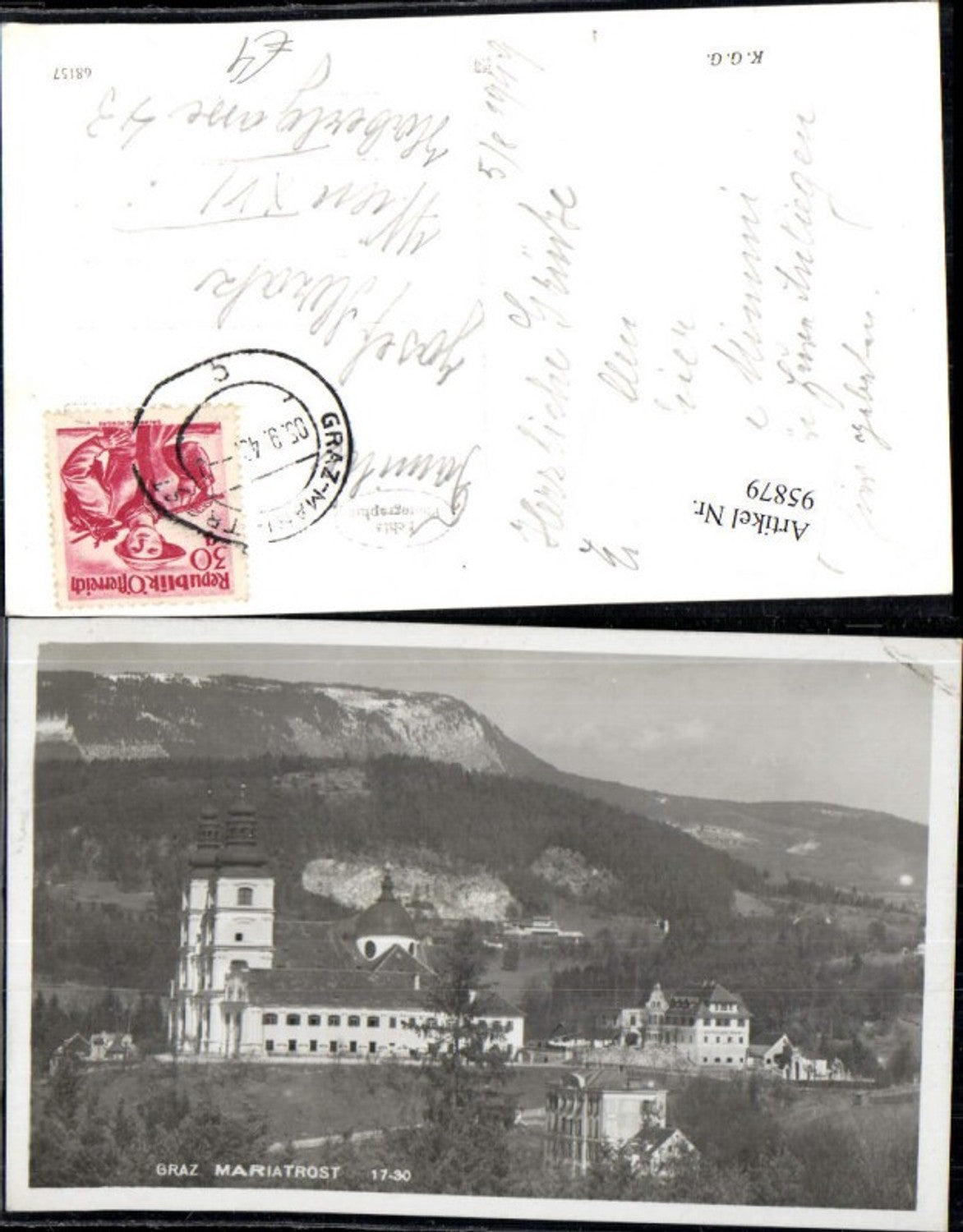 Alte Ansichtskarte – Old Postcard