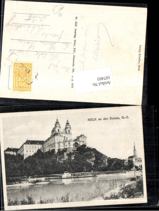 107493, Melk on the Danube Wachau Abbey Steamer Wachau