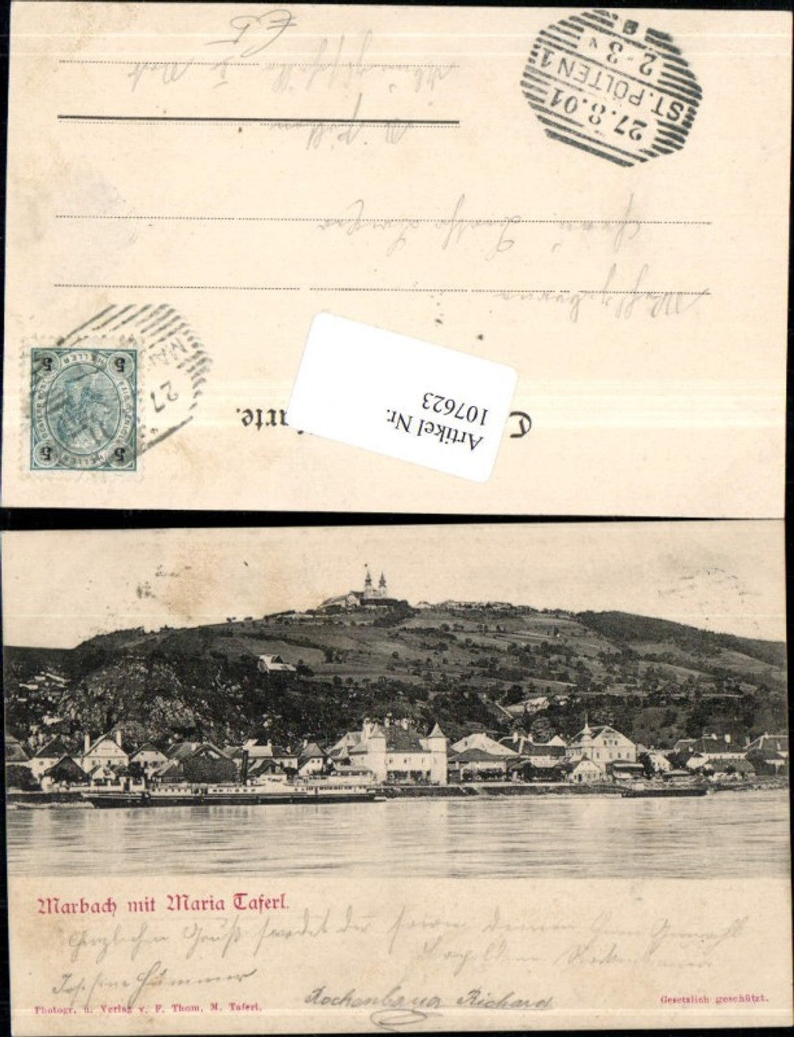 107623, Marbach near Maria Taferl steamer