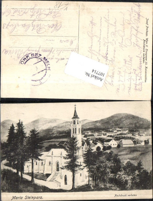 107714, Maria Steinparz Church, Josef Prokopp, St. Margarethen, Sierning