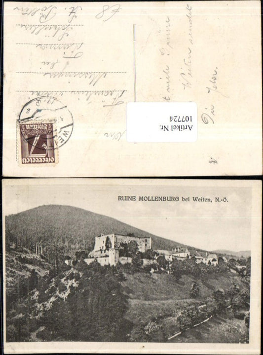 107724, Mollenburg ruins near Weiten in the Waldviertel region, Melk an der Donau