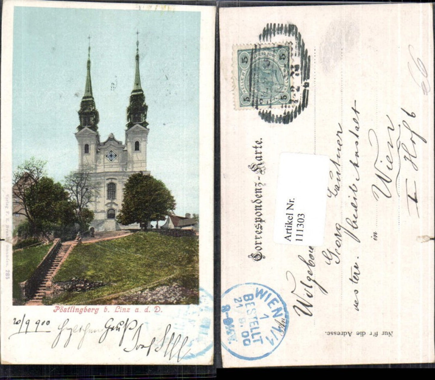 111303, Linz on the Danube Pöstlingsberg Church