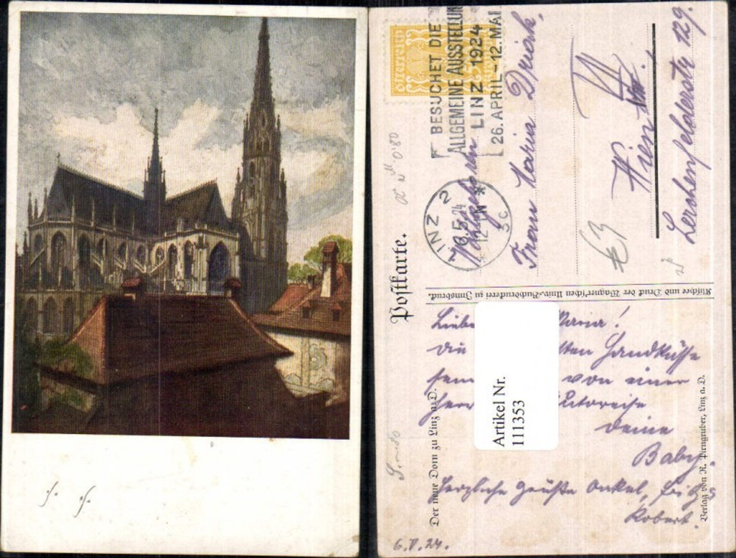 111353, Linz on the Danube Cathedral
