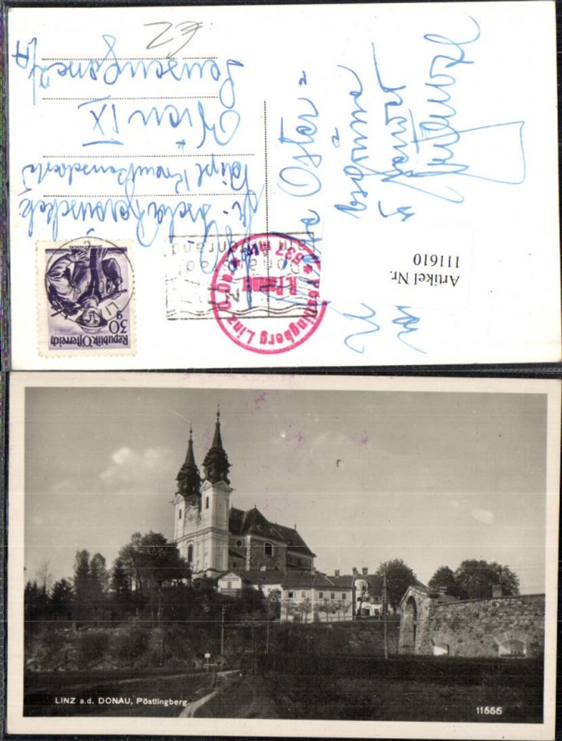111610, Linz on the Danube Pöstlingberg Church