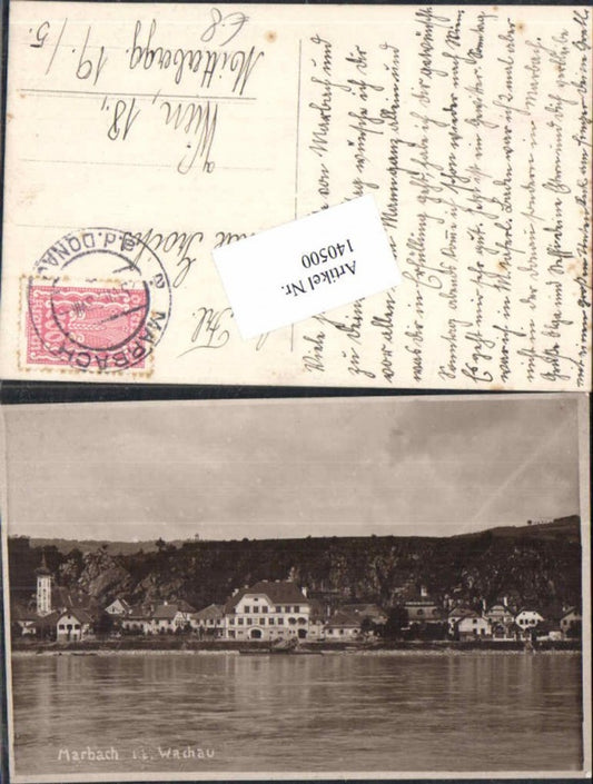140500, Marbach Maria Taferl in Wachau, postcard 1923