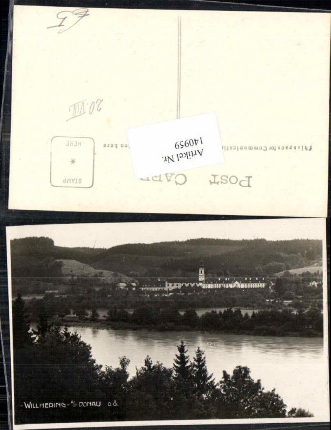 140959, Wilhering on the Danube near Linz