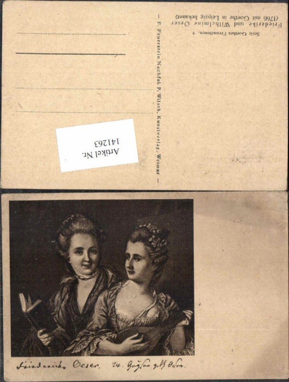 141263, Friedericke Wilhelmine Oeser