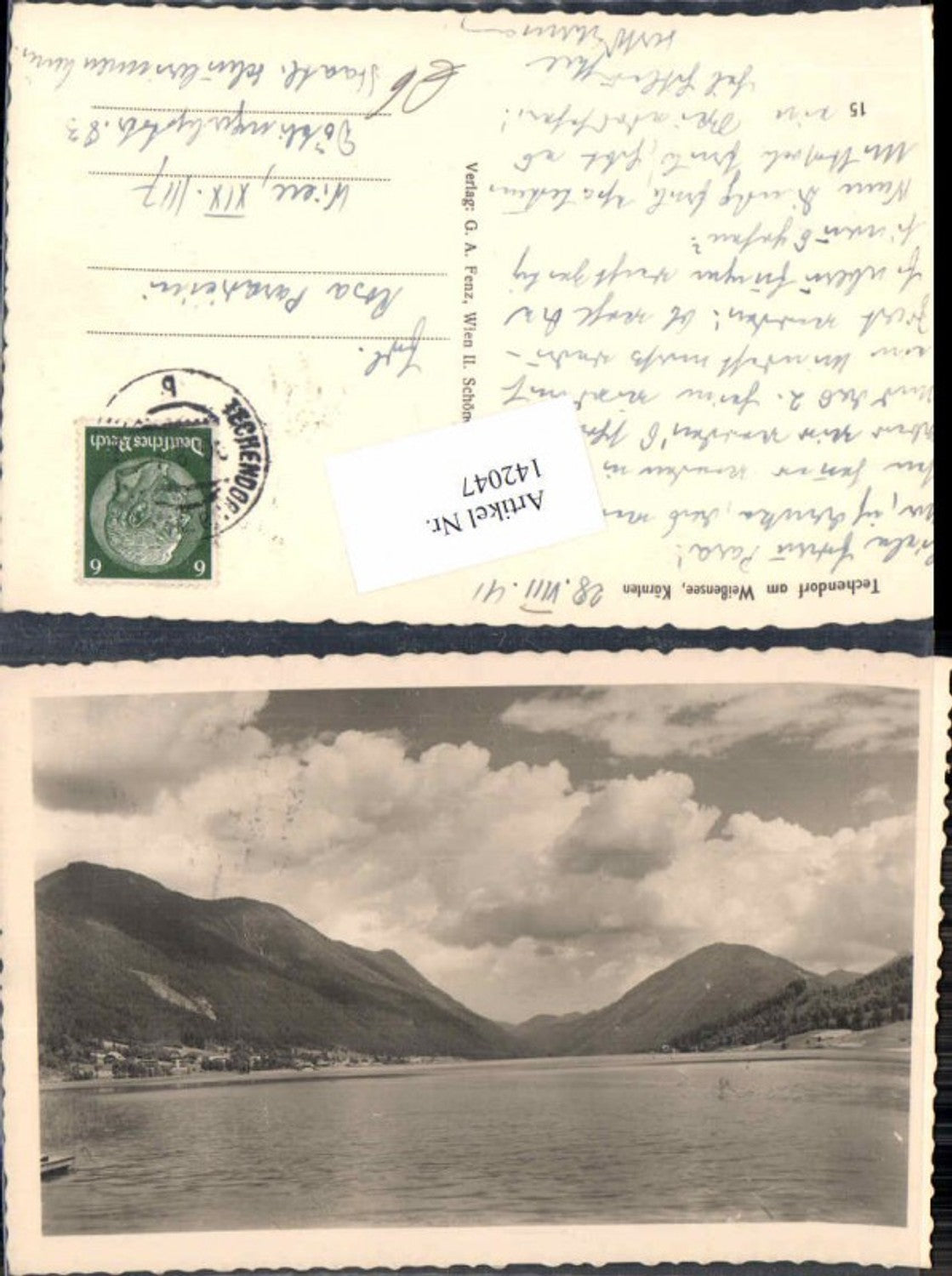 142047, Techendorf am Weissensee 1940