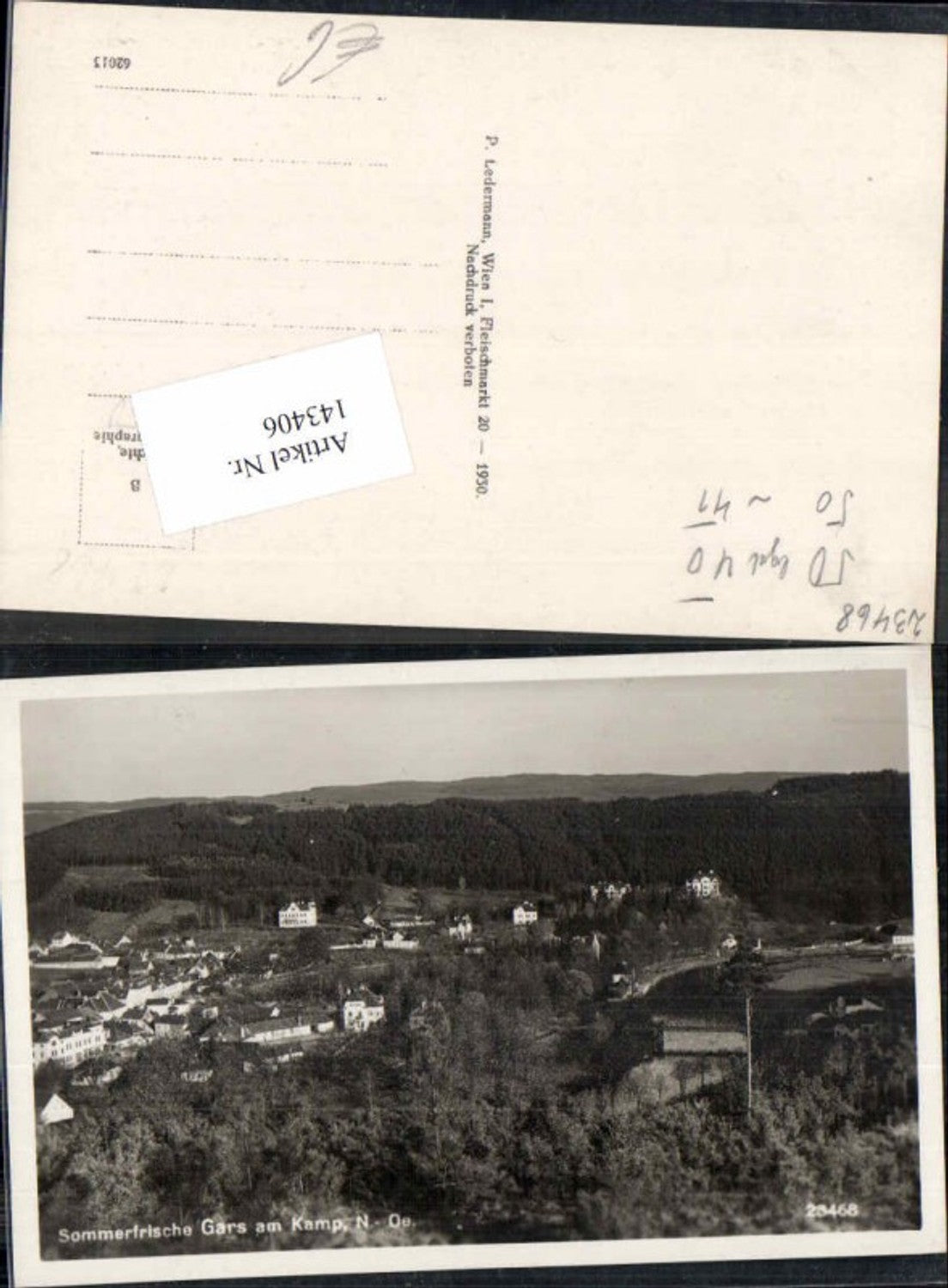 143406, Gars am Kamp, partial view, 1930