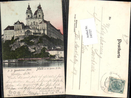 143727, Melk on the Danube 1900