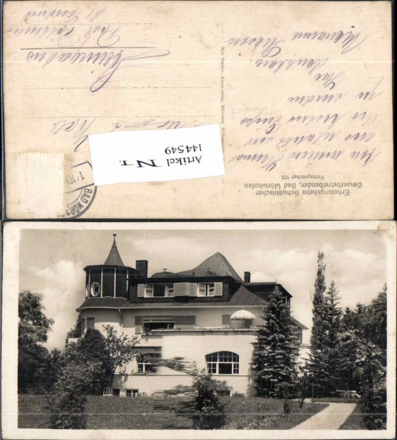 144549,Bad Wörishofen Hof 1930