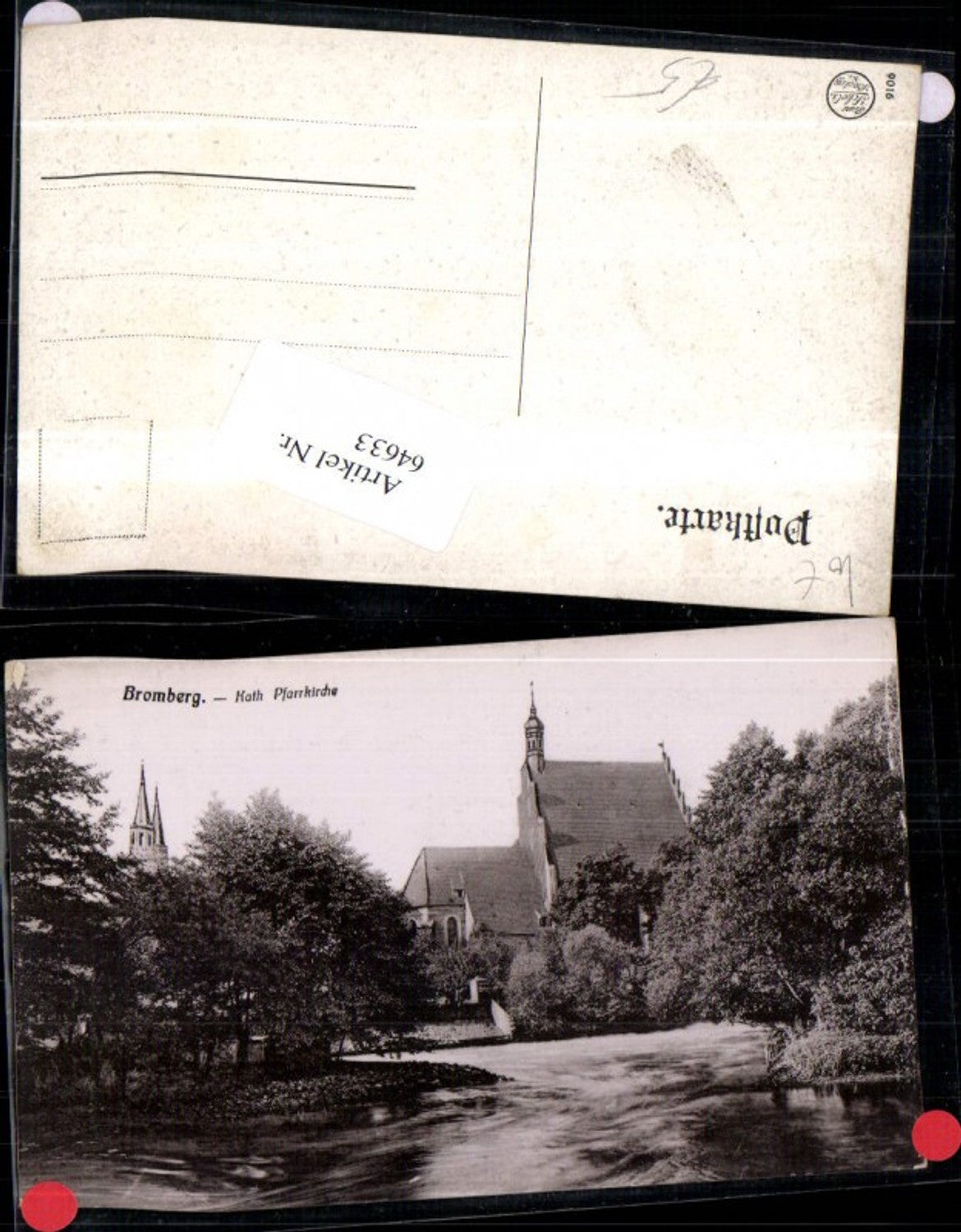64633,Bromberg Kath Pfarrkirche Ansicht
