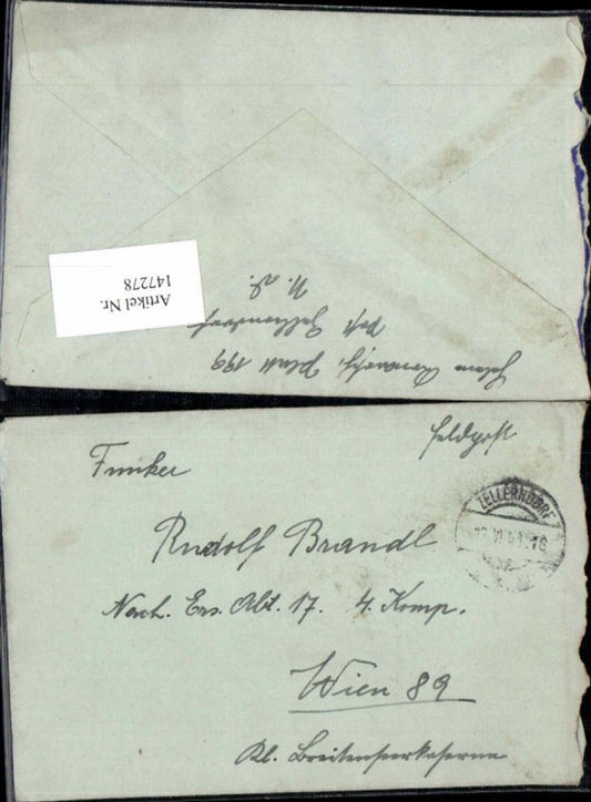 Alte Ansichtskarte – Old Postcard