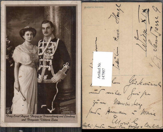 147907, Prince August, Duke of Brunswick-Lüneburg, Princess Victoria Louise