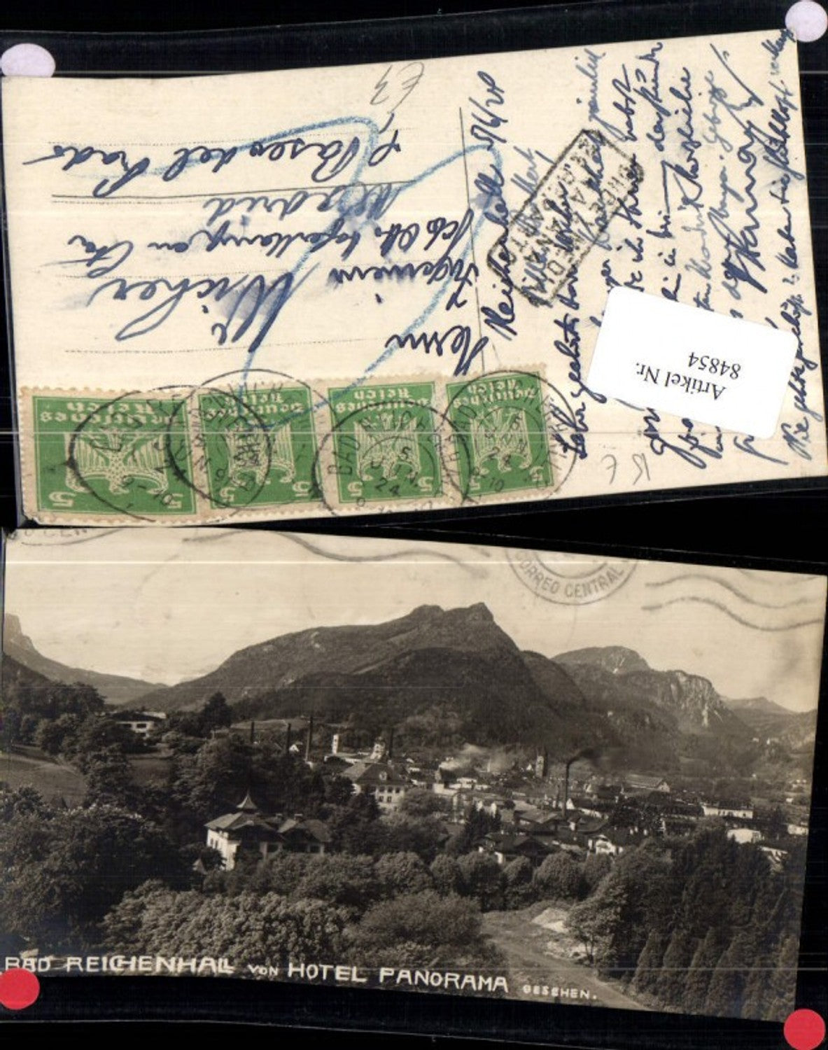 84854,Bad Reichenhall v. Hotel Panorama gesehen