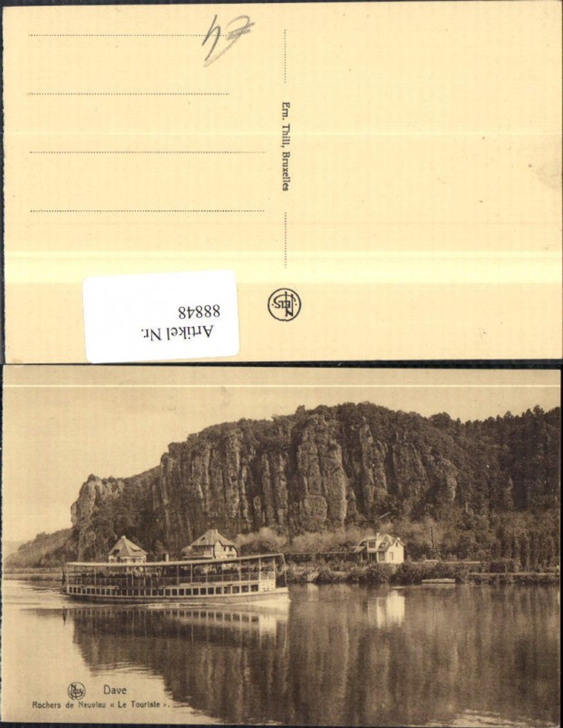 88848,Dave Rochers de Neuvlau “Le Touriste” ship steamer