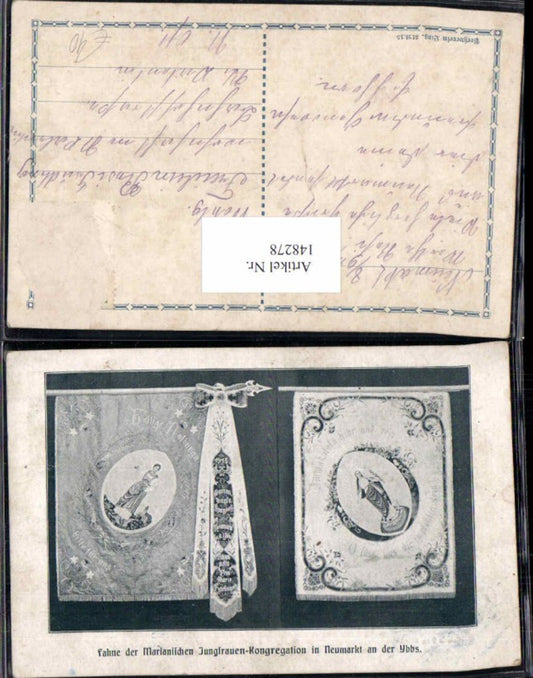 148278, Flag of the Marian Virgins in Neumarkt an der Ybbs 1915