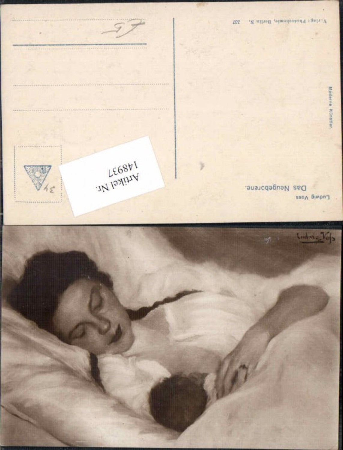 148937, Ludwig Voss The Newborn