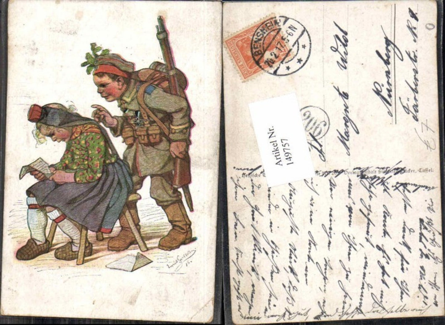 149757,Kindersoldaten Kinder in Uniform Hessen Hessische Trachten