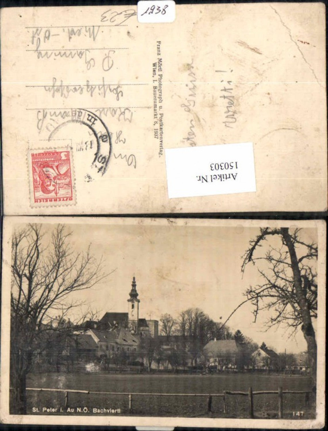 150303, St. Peter in der Au Bachviertl 1937 