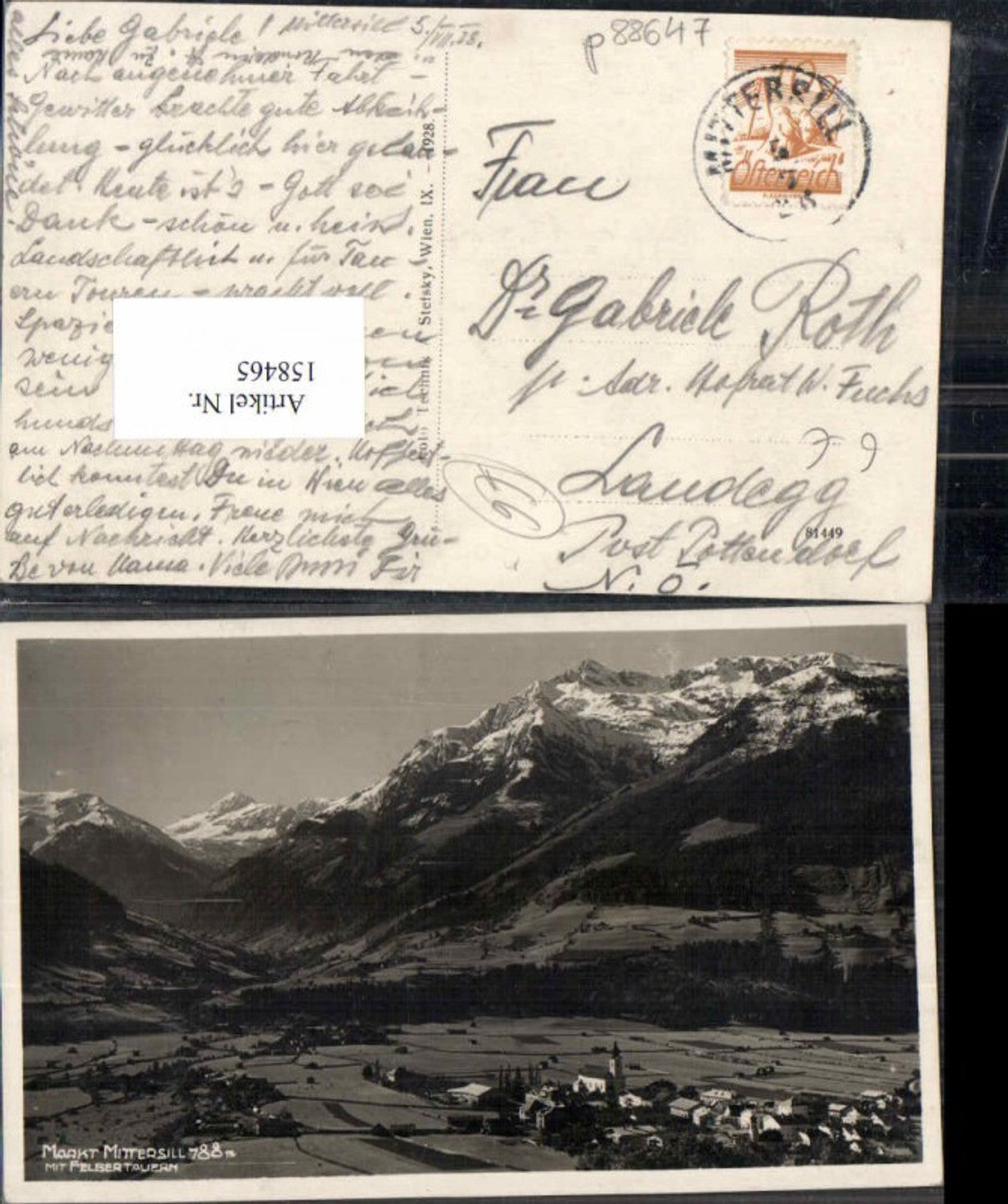 158465, Mittersill in Pinzgau