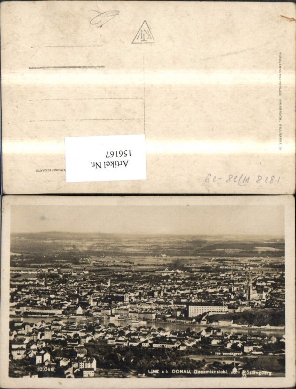 156167, Linz general view from Pöstlingberg
