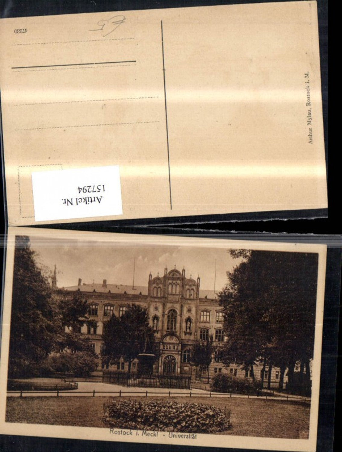 157294, Rostock i. Meckl. University 