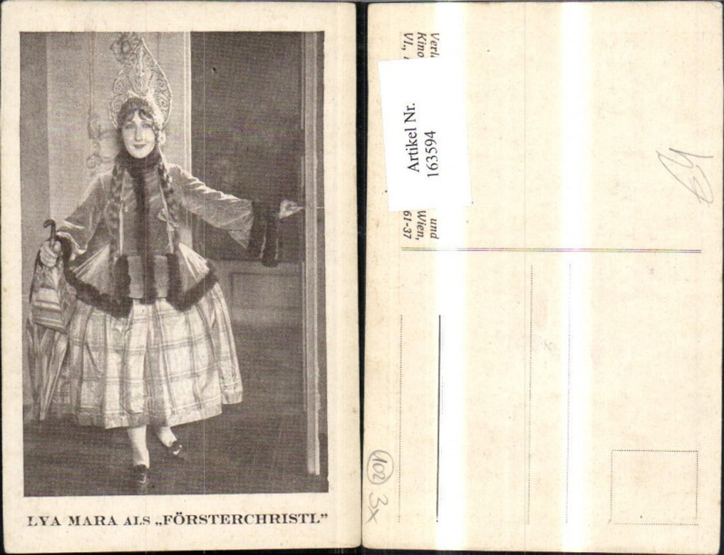 163594,Lya Mara as a Christian forester