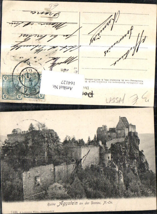 164127, Aggstein ruins on the Danube