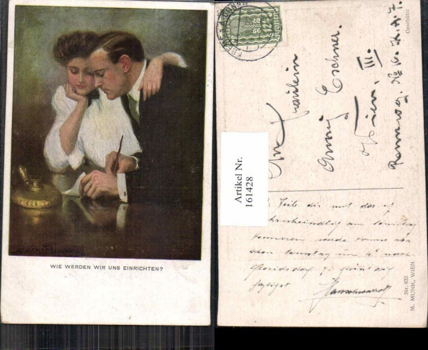 161428,M. Munk Vienne 833 Clarence F. Underwood