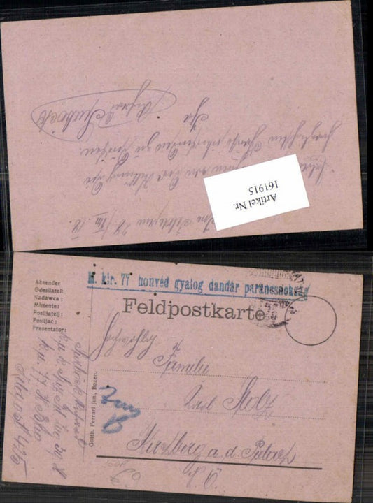Alte Ansichtskarte – Old Postcard